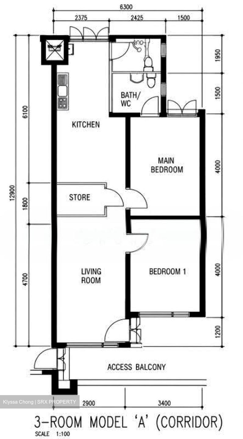 Blk 155 Woodlands Street 13 (Woodlands), HDB 3 Rooms #638479971